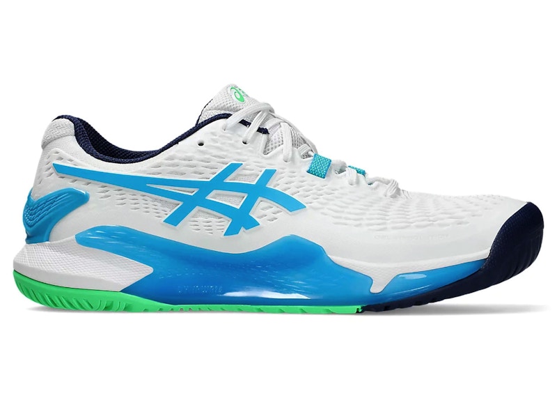 ASICS Gel-Resolution 9 White Digital Aqua
