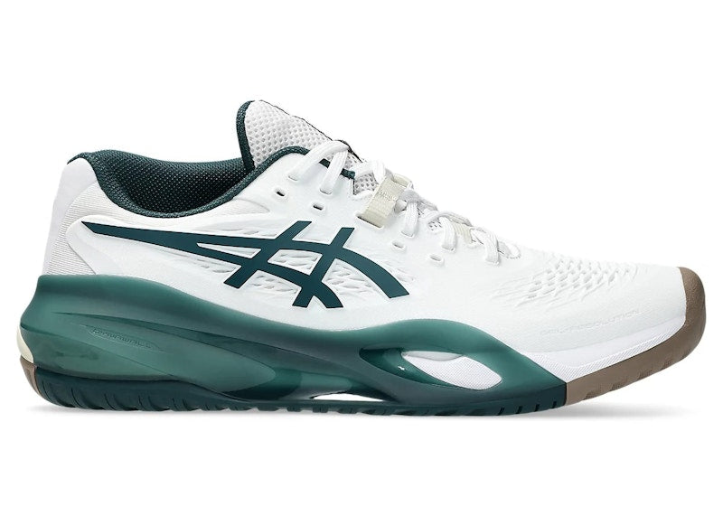 ASICS Gel-Resolution X White Saxon Green