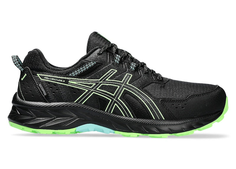 ASICS Gel-Venture 9 Waterproof Black Illuminate Green