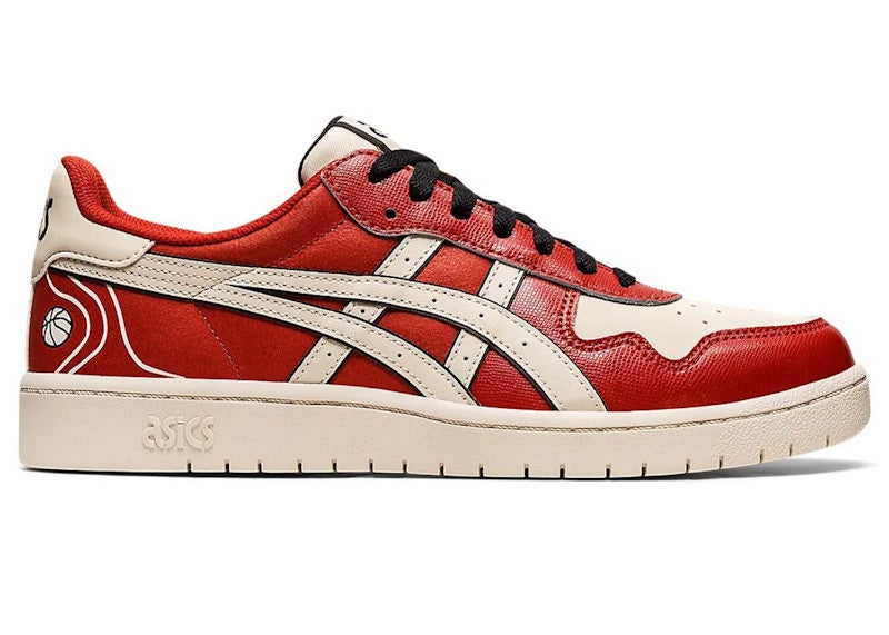 ASICS Japan S Basketball Red Cream