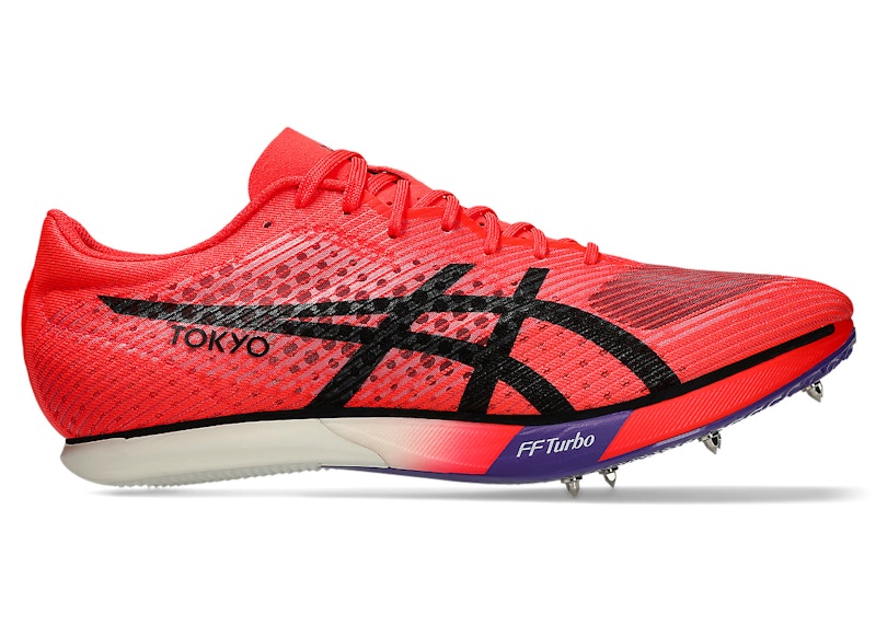 ASICS Metaspeed MD Flash Red Black