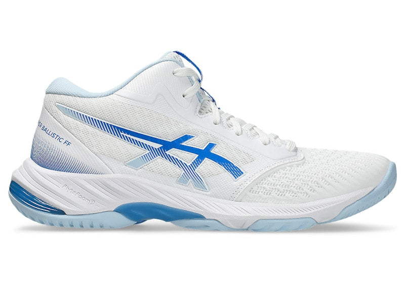 ASICS Netburner Ballistic FF MT 3 White Blue Coast (Women's)