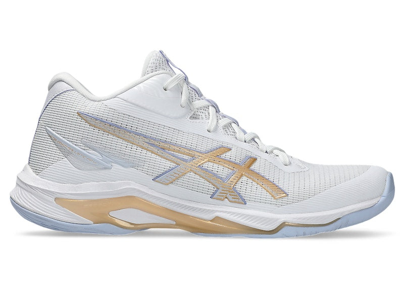 ASICS Netburner Ballistic FF MT 4 White Champagne (Women's)