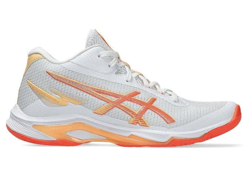 ASICS Netburner Ballistic FF MT 4 White Vivid Coral (Women's)