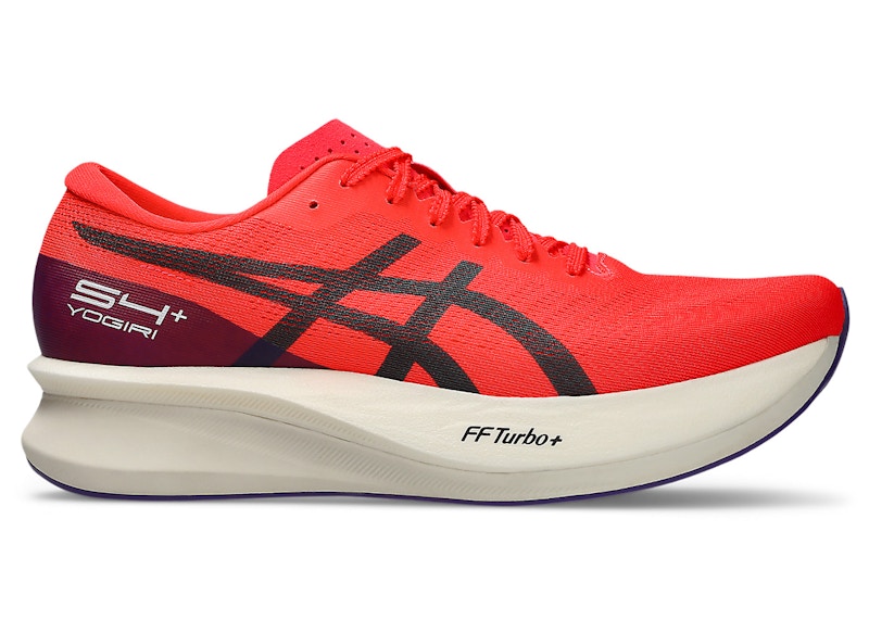 ASICS S4+ Yogiri Flash Red Carrier Grey