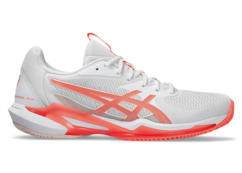 ASICS Solution Speed FF 3 Clay White Sun Coral (Women's)