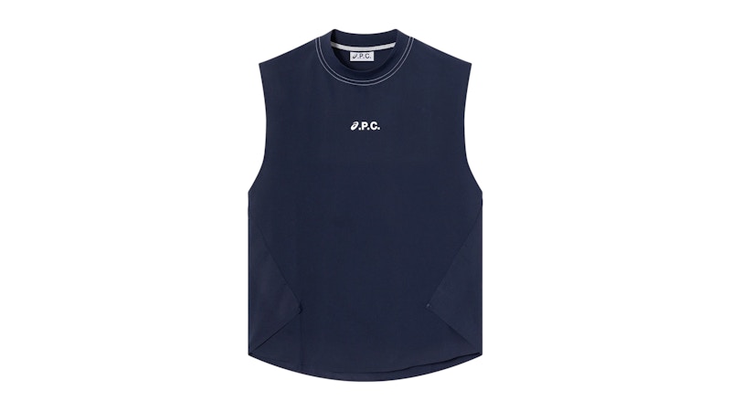 ASICS x APC Women's On Court Crew Top Dark Navy Blue