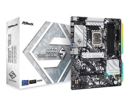 ASRock B660 Steel Legend LGA1700 128GB Motherboard