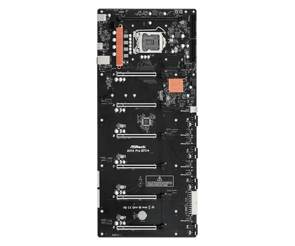 ASRock Intel H510 PRO BTC+ Cryptocurrency Mining Motherboard