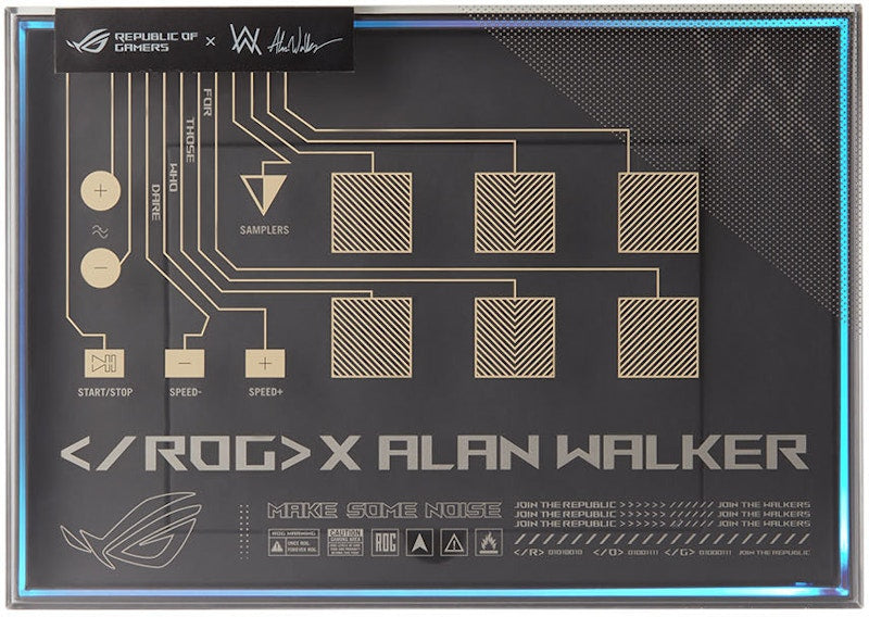 ASUS Black ROG x Alan Walker Edition Zephyrus 14 Inch AMD Ryzen 5900HS 16GB RAM 1TB SSD GeForce RTX 3050 Ti Windows 10 212228M639005