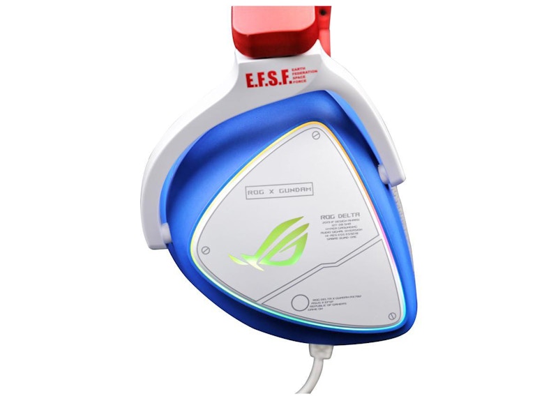 ASUS ROG Delta GUNDAM EDITION Gaming Headset 90YH0332-B2UA00 Red/White/Blue