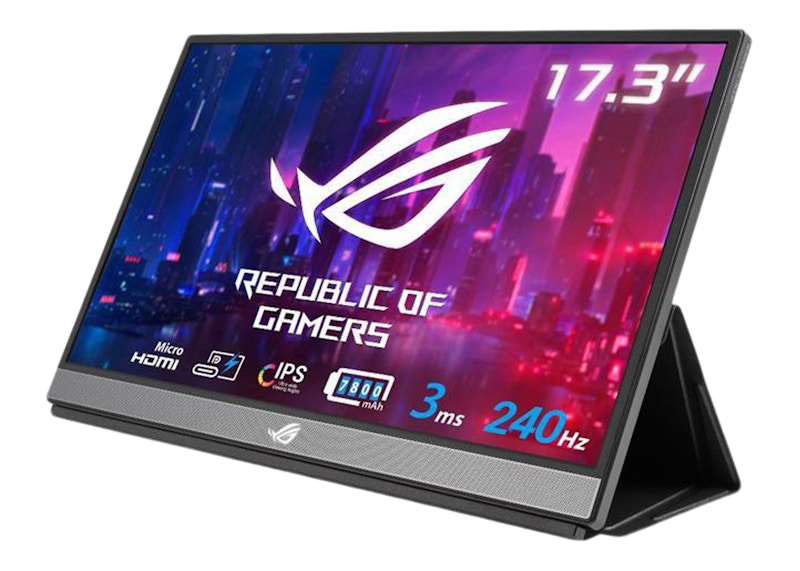 ASUS ROG Strix IPS 17 Inch Portable Monitor XG17AHPE Black