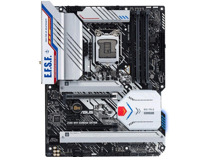 ASUS Z590 WIFI GUNDAM EDITION LGA 1200 Intel Z590 SATA 6G Motherboard (Z590 WIFI GUNDAM EDITION)
