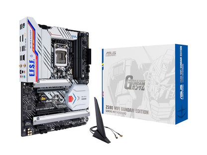 ASUS Z590 WIFI GUNDAM EDITION LGA 1200 Intel Z590 SATA 6G Motherboard (Z590 WIFI GUNDAM EDITION)