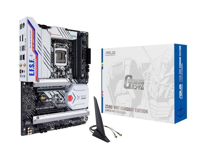 ASUS Z590 WIFI GUNDAM EDITION LGA 1200 Intel Z590 SATA 6G Motherboard (Z590 WIFI GUNDAM EDITION)