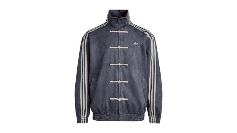adidas CTT Chinese Track Top 3.1 Gender Neutral Jacket (Asia Sizing) Grey Blue