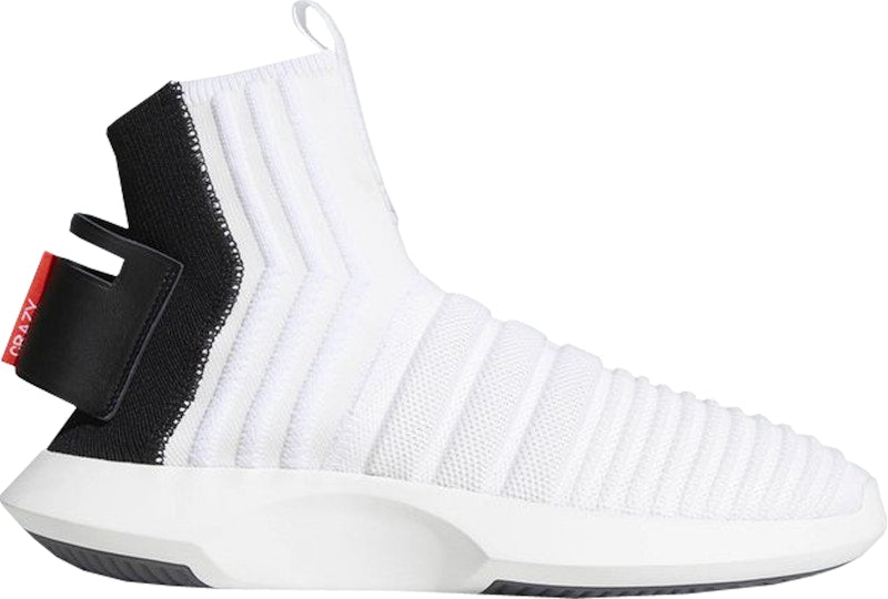 adidas Crazy 1 Adv Sock White Black Red