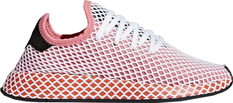 adidas Deerupt Chalk Pink Bold Orange (Women's)