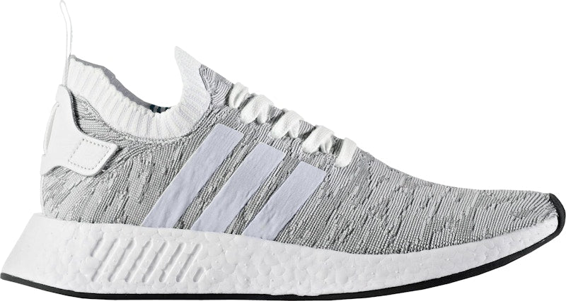 adidas NMD R2 Primeknit White Black