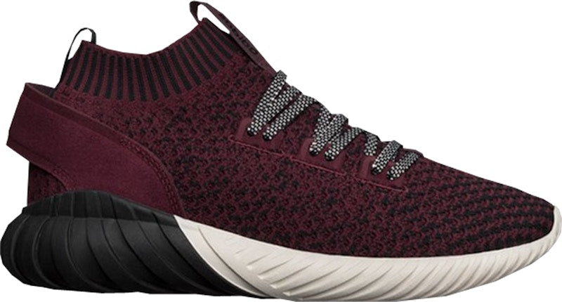 adidas Tubular Doom Sock Maroon Black