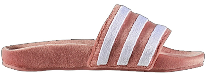 adidas adiLette Velour Raw Pink (Youth)
