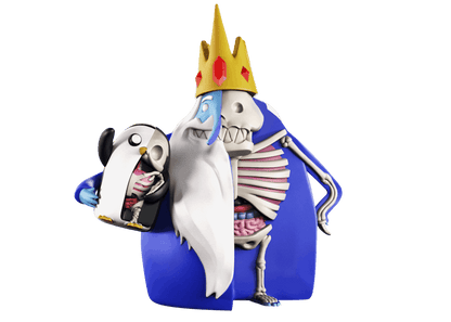Adventure Time Mighty Jaxx XXRAY PLUS: Ice King & Gunter Figure
