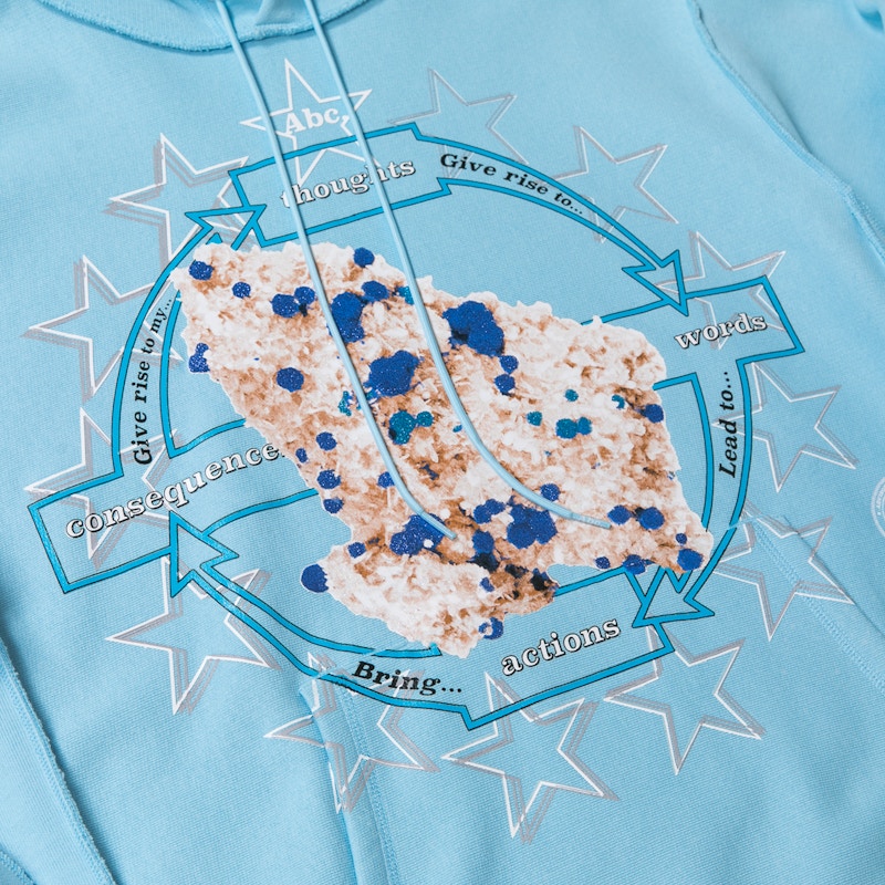 Advisory Board Crystals Planet Saving 2 (SlamJam Exclusive) Hoodie Light Blue
