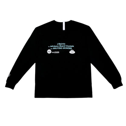 Advisory Board Crystals x J Balvin Feeding America WORLD L/S T-shirt Black