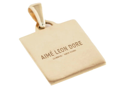 Aime Leon Dore 14Kt Gold Pendant Solid Gold
