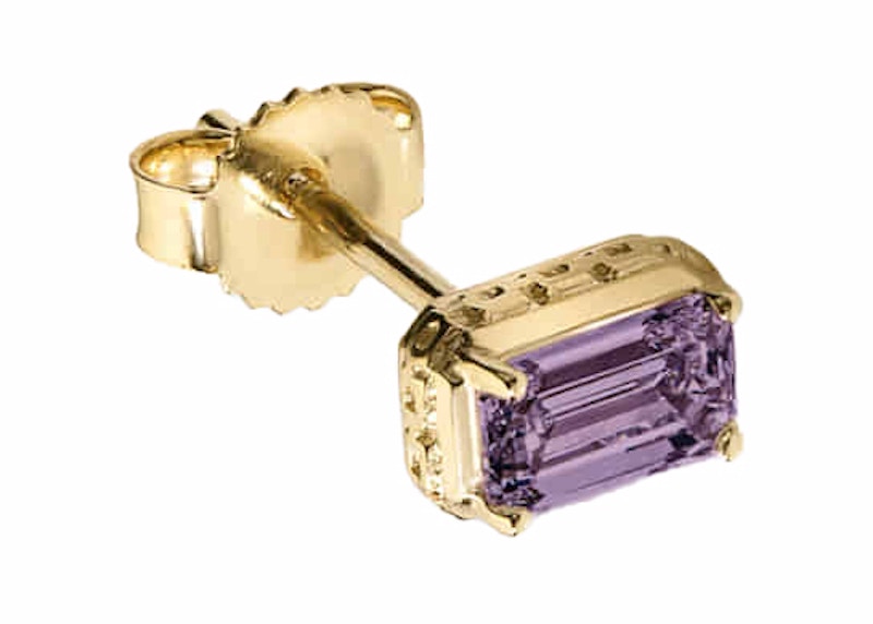 Aime Leon Dore 14kt Gold Amethyst Earring Gold