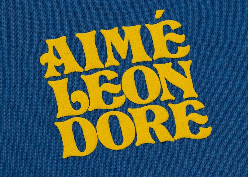 Aime Leon Dore 60s Flocked Tee Blue