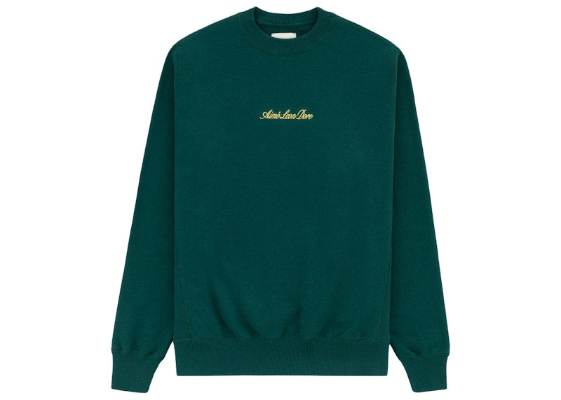 Aime Leon Dore ALD Uniform Crewneck Sweatshirt Green