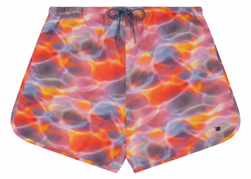 Aime Leon Dore Aqua Print Seersucker Short Multicolor