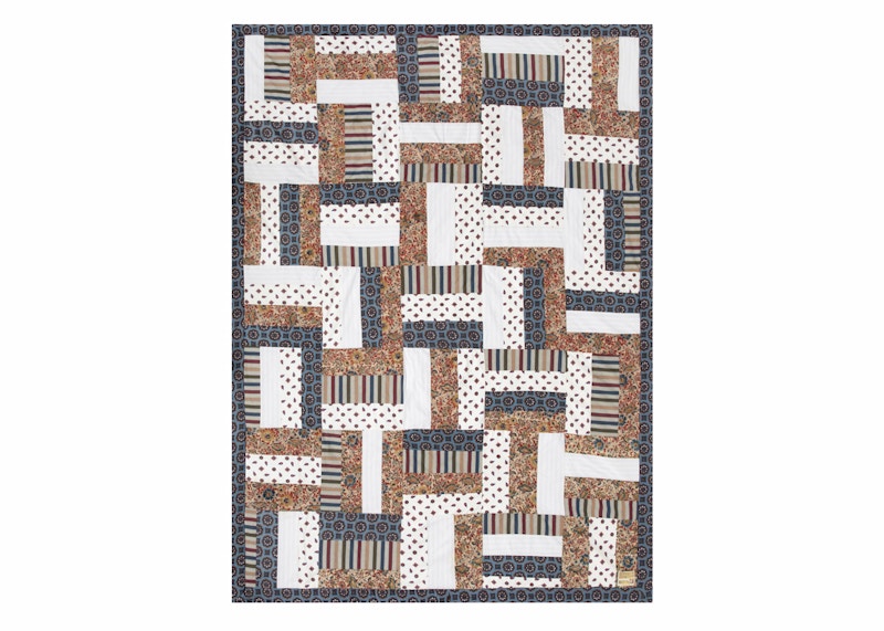 Aime Leon Dore Basketweave Pattern Quilt Multicolor