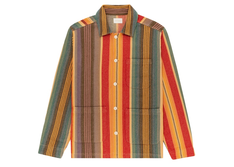 Aime Leon Dore Blanket Stripe Chore Shirt Multi