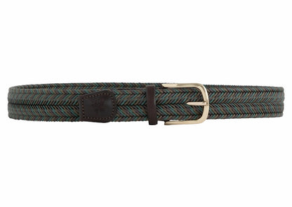 Aime Leon Dore Braided Cotton Belt Green
