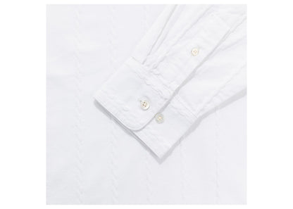 Aime Leon Dore Braided Poplin Pullover Pullover White