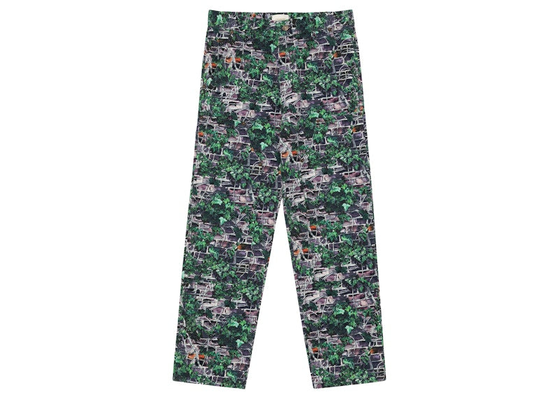 Aime Leon Dore Brownstone Carpenter Pant Black/Ivy Print