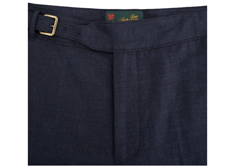 Aime Leon Dore Buckled Dress Trouser Navy