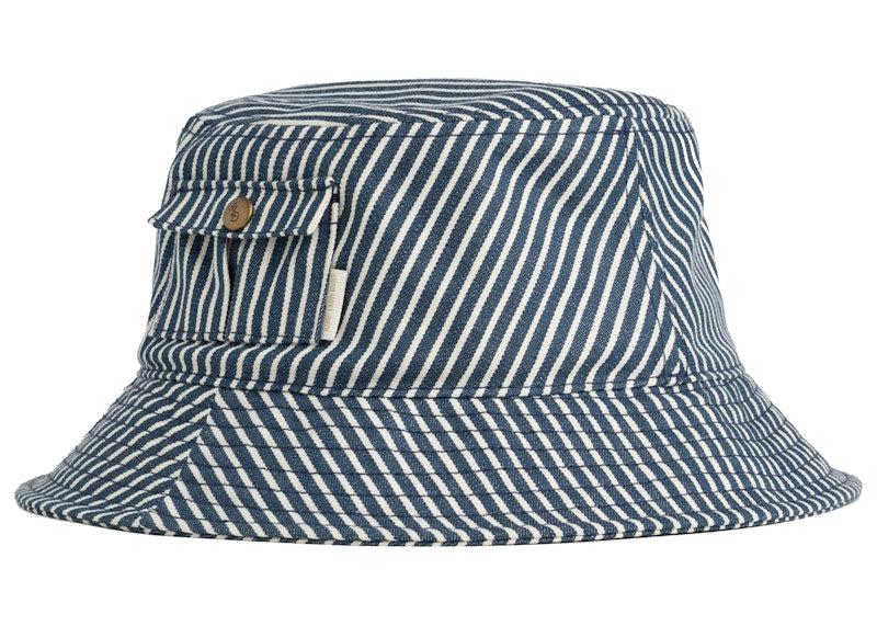 Aime Leon Dore Carpenter Bucket Hat Blue/White