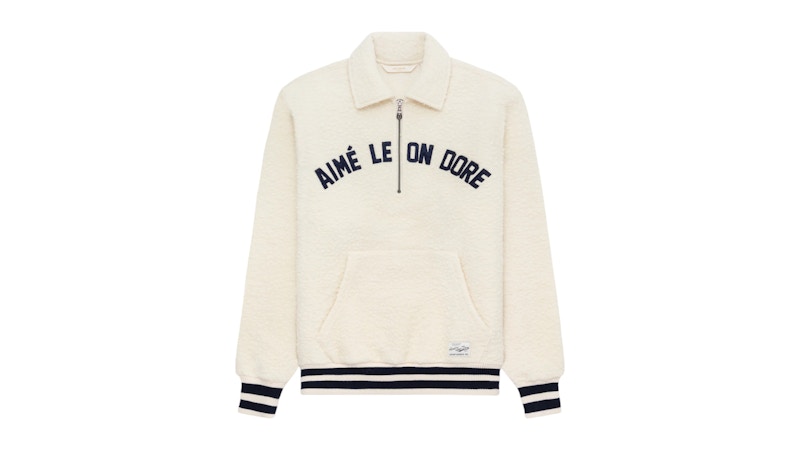 Aime Leon Dore Casentino Half-Zip Pullover Cream