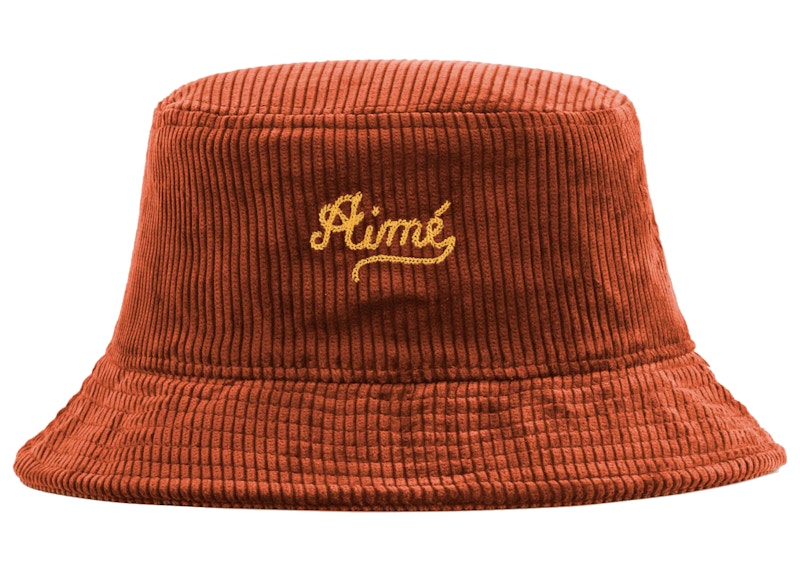 Aime Leon Dore Chain Stitch Bucket Hat Brown