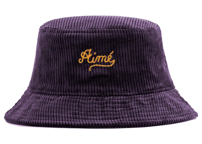 Aime Leon Dore Chain Stitch Bucket Hat Purple