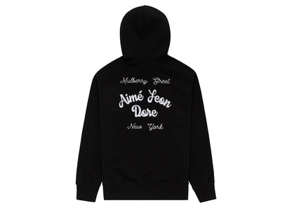 Aime Leon Dore Chain Stitch Hoodie Black