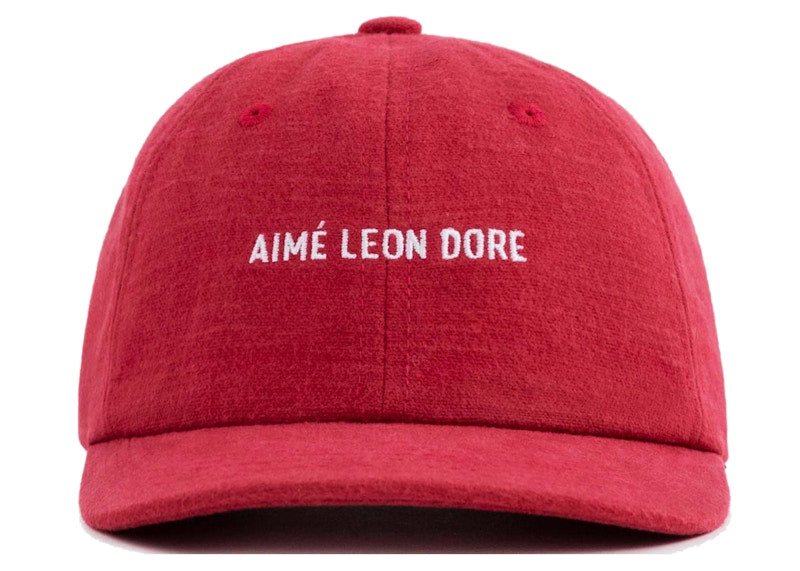Aime Leon Dore Chamois Hat Red