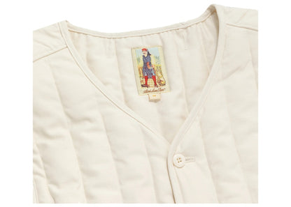 Aime Leon Dore Channel Quilted Vest Cream