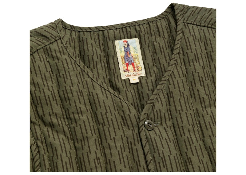Aime Leon Dore Channel Quilted Vest Rain Camo