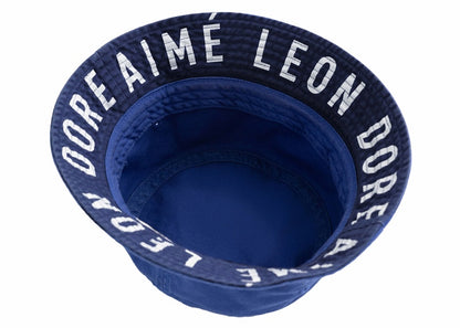 Aime Leon Dore Contrast Logo Bucket Hat Blue
