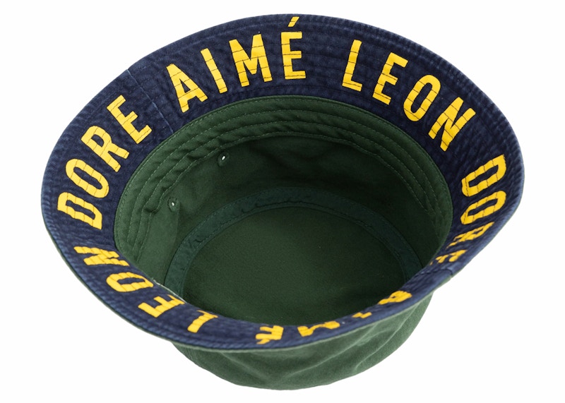 Aime Leon Dore Contrast Logo Bucket Hat Green
