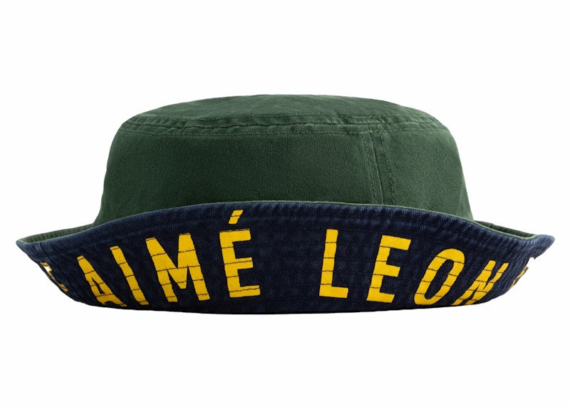 Aime Leon Dore Contrast Logo Bucket Hat Green